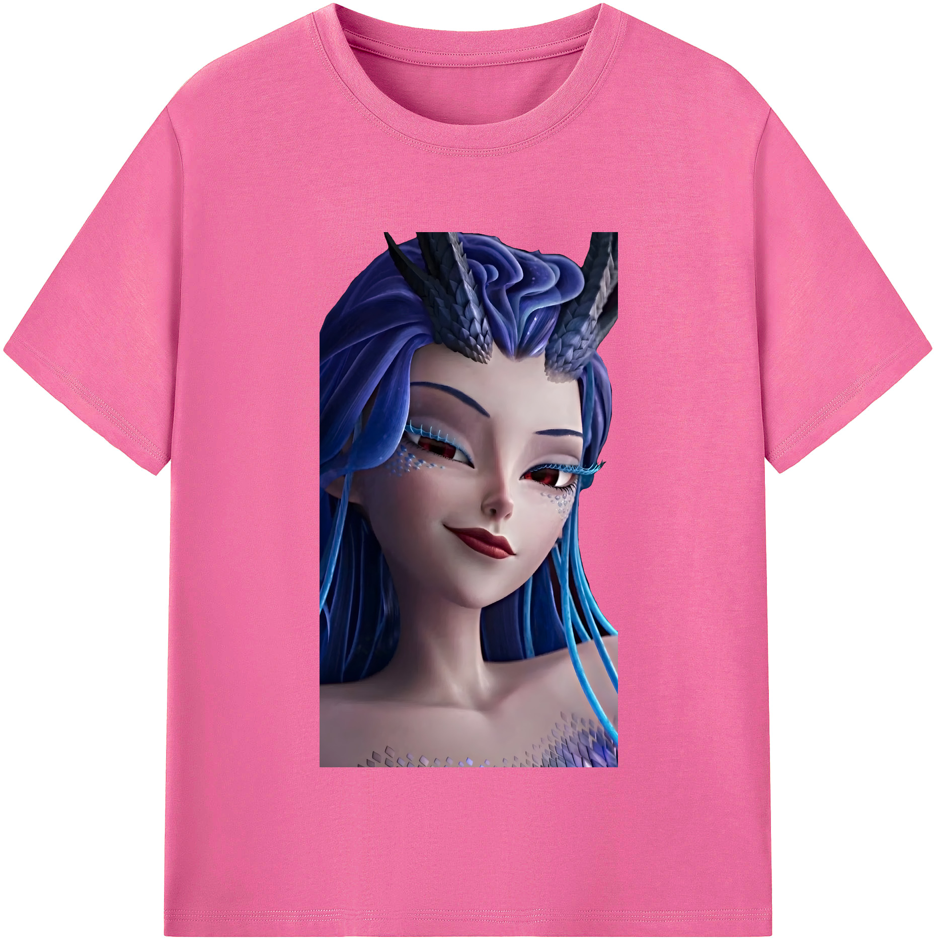（画像用） Ne Zha 2 ナタ 魔童の大暴れ レディースカジュアルプリントTシャツ（綿100％）